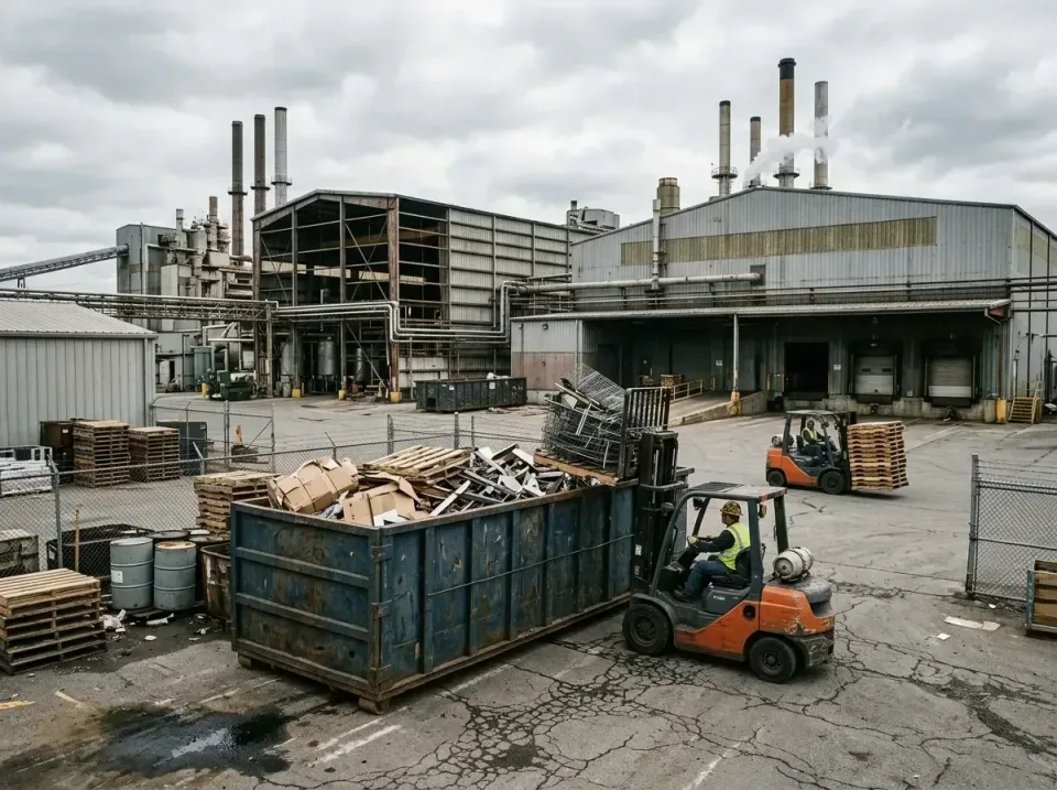 industrial-factory-scrap-conta-003 — frequently asked questions, Cheap Roll-off Dumpster Rentals in Madison, IL